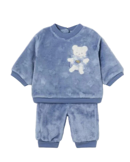 Kids Atelier-Mayoral- Baby Boy Fur Jumper and Trousers Set