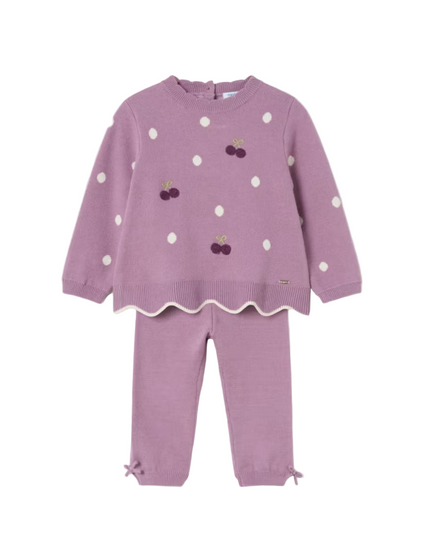 Kids Atelier- Mayoral-Baby Knit Pants and Sweater Set