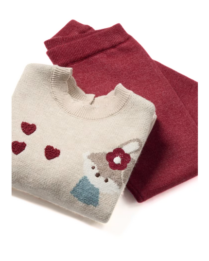 Kids Atelier- Mayoral- Baby Knit Pants and Sweater Set