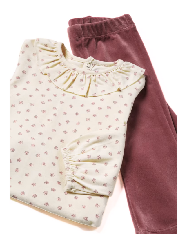 Kids Atelier-Mayoral- Baby 3 Piece Set Grape