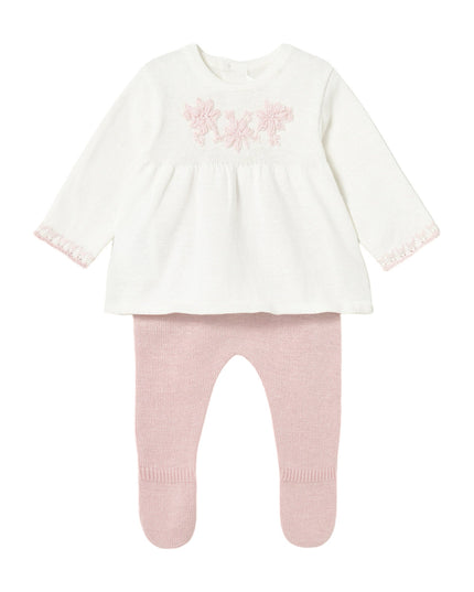 Kids Atelier-Mayoral-Crystal Footed Legging set
