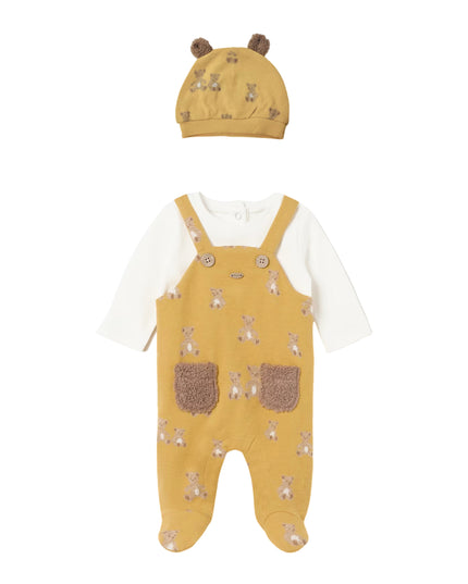 Kids Atelier-ayoral-Newborn One-Piece and Hat with Ears