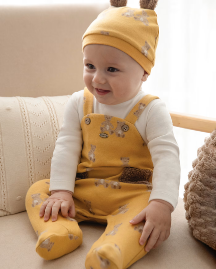 Kids Atelier-Mayoral-Newborn One-Piece and Hat with Ears