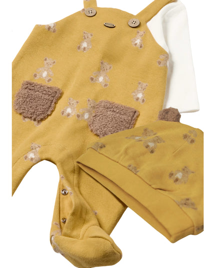 Kids Atelier-Mayoral-Newborn One-Piece and Hat with Ears