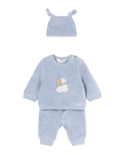 Kids Atelier-Mayoral-Newborn Boy 3 Piece Corduroy Set