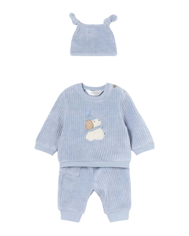 Kids Atelier-Mayoral-Newborn Boy 3 Piece Corduroy Set