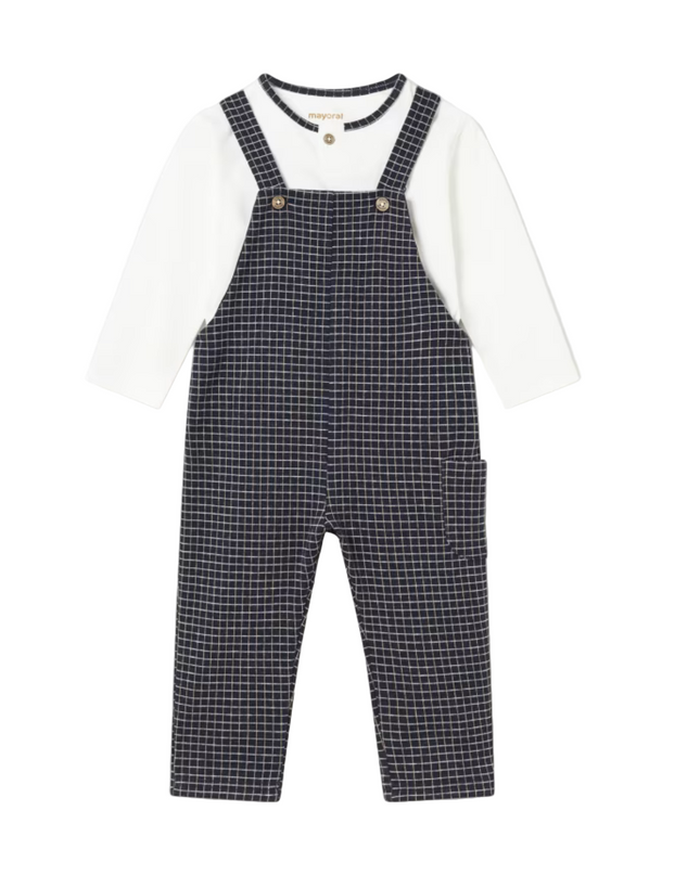 Kids Atelier- Mayoral- Baby Dungarees and T-Shirt