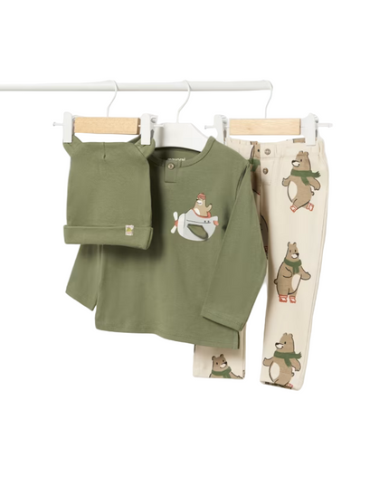 Kids Atelier- Mayoral- Baby 3 Piece Set with Interactive Motif