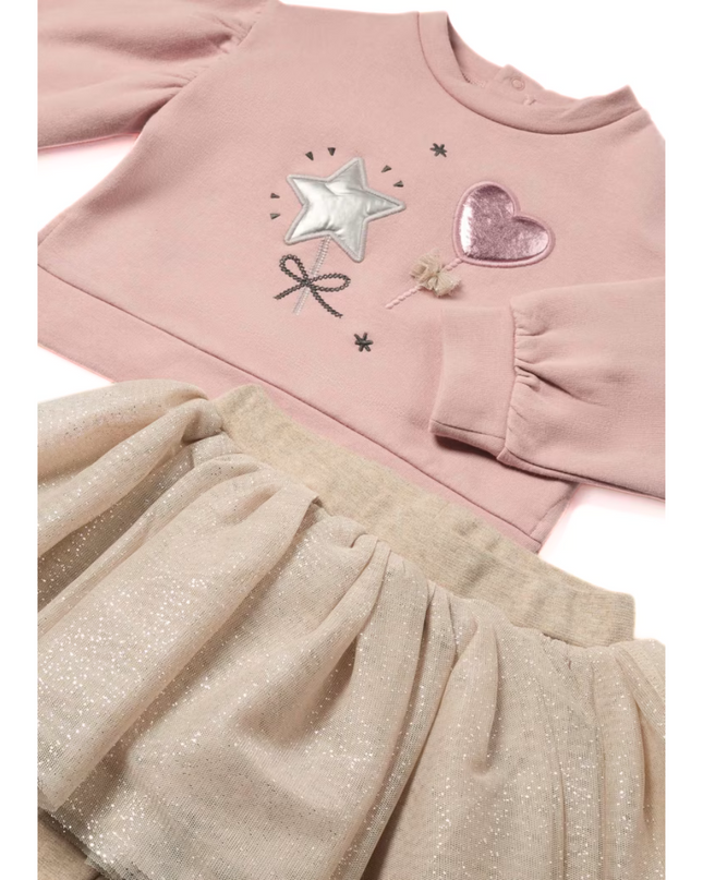 Kids Atelier- Mayoral- Baby Jumper and Tutu Leggings Set