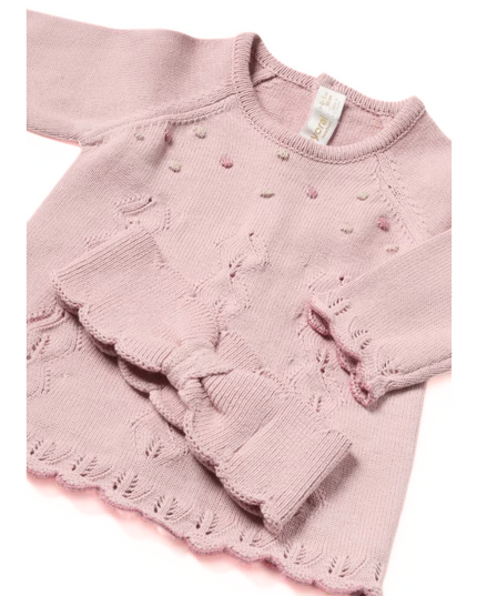 Kids Atelier- Mayoral- Newborn Girl 3 Piece Knit Set