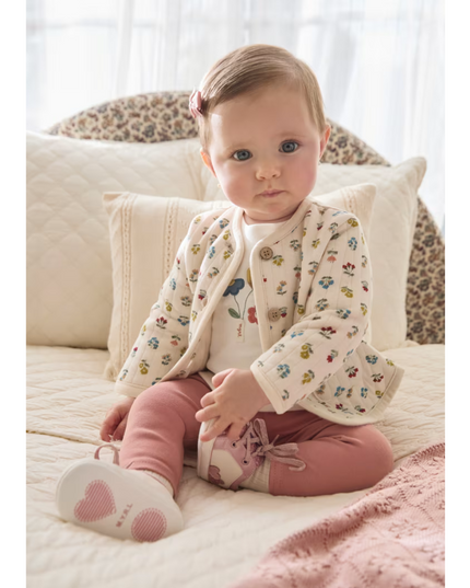 Kids Atelier-Mayoral-Newborn Girl 3 Piece Floral Set