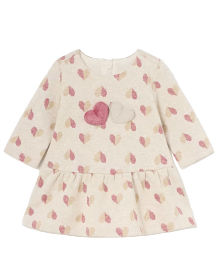 Kids Atelier-Mayoral-Newborn Girl 3 Piece Set with Faux Fur Vest