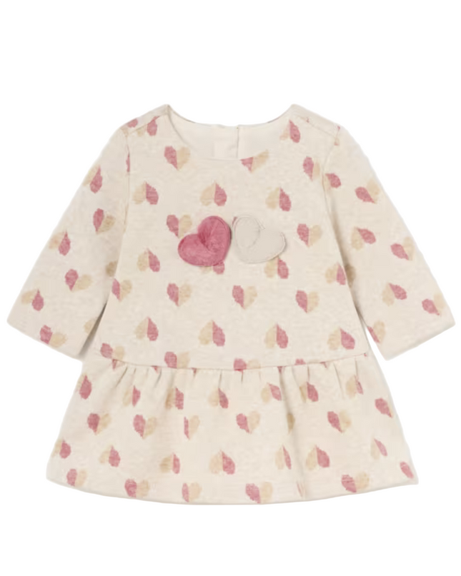 Kids Atelier-Mayoral-Newborn Girl 3 Piece Set with Faux Fur Vest