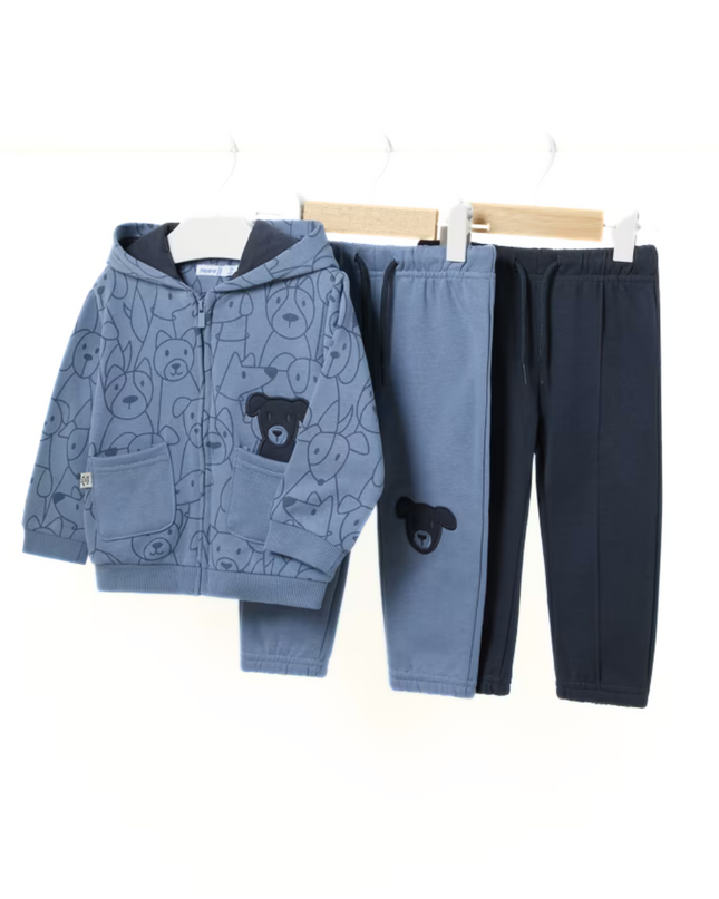 Kids Atelier- Mayoral- Baby 3 Piece Puppy Tracksuit