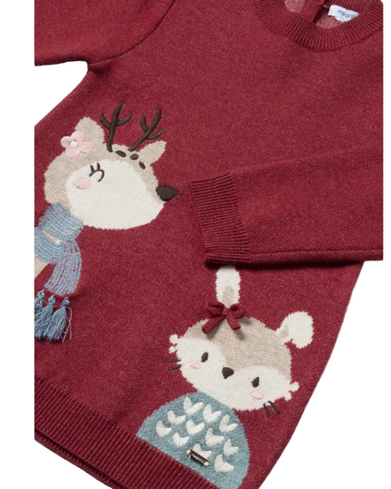 Kids Atelier-Mayoral-Baby Knit Sweater Dress