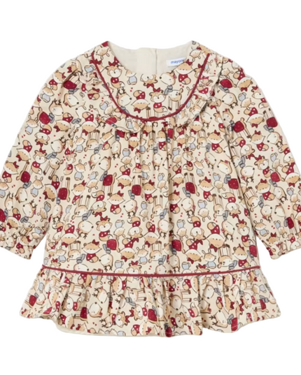 Kids Atelier-Mayoral-Baby Viyella Print Dress