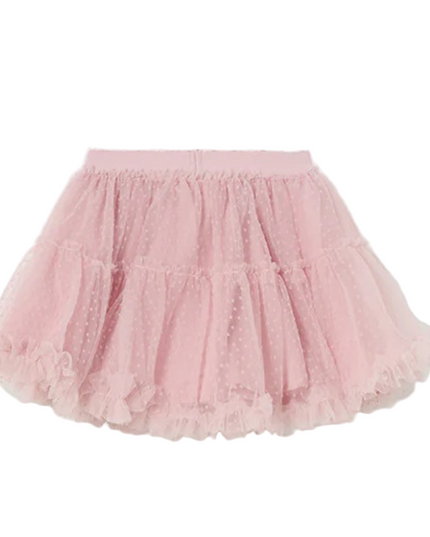 Kids Atelier-Mayoral-Rose Tulle Skirt