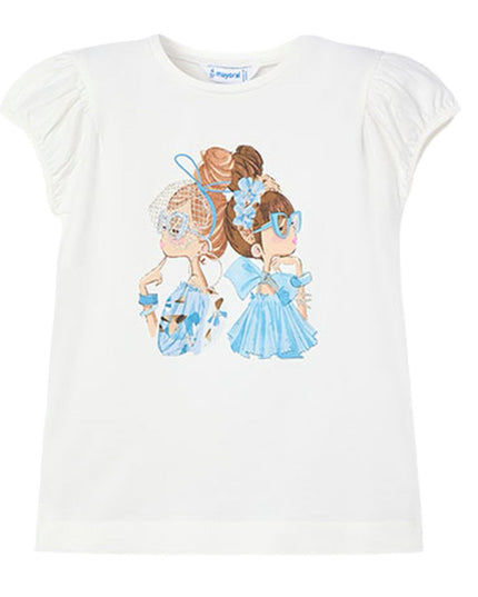 Kids Atelier-Mayoral-Girl Graphic Top