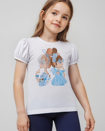 Kids Atelier-Mayoral-Girl Graphic Top