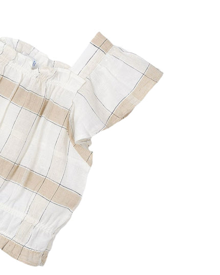 Kids Atelier-Mayoral-Girl Gingham Top