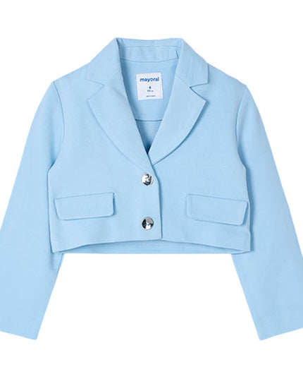 Kids Atelier-Mayoral-Cropped Sky Jacket