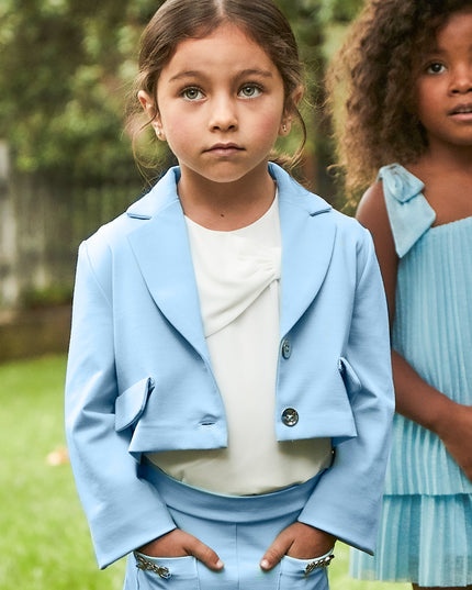 Kids Atelier-Mayoral-Cropped Sky Jacket