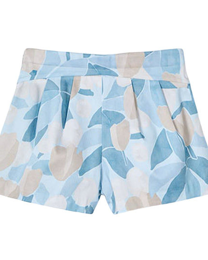 Kids Atelier-Mayoral-Blue Sky Floral Skort