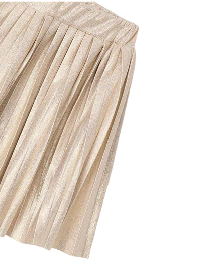 Kids Atelier-Mayoral-Sepia Sheen Skort