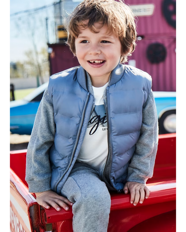 Kids Atelier- Mayoral- Boy Lightweight Quilted Vest