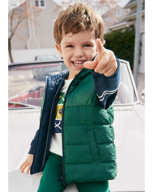 Kids Atelier- Mayoral- Boys' Reversible Quilted Vest