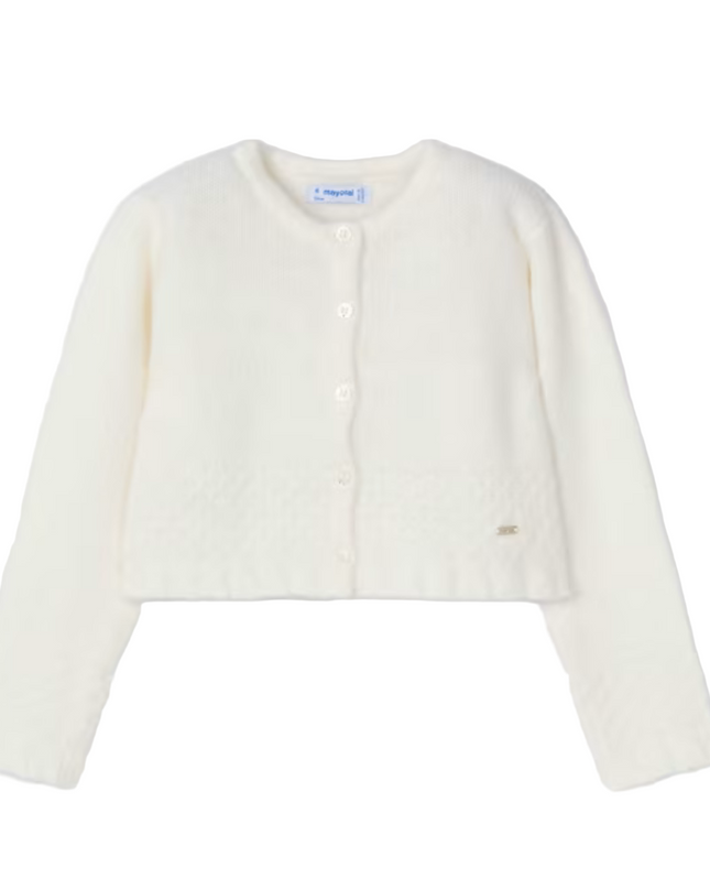 Kids Atelier- Mayoral- Girl Structured Knit Cardigan