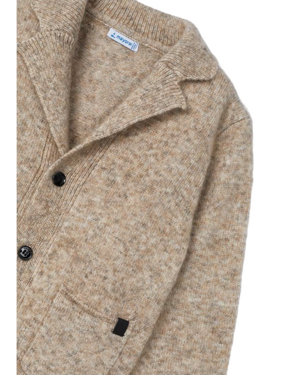 Kids Atelier- Mayoral- Boy Knit Lapel Collar Cardigan