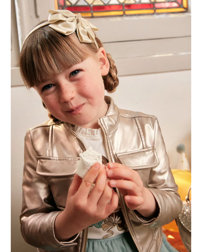 Kids Atelier-Mayoral-Girl Zip Jacket