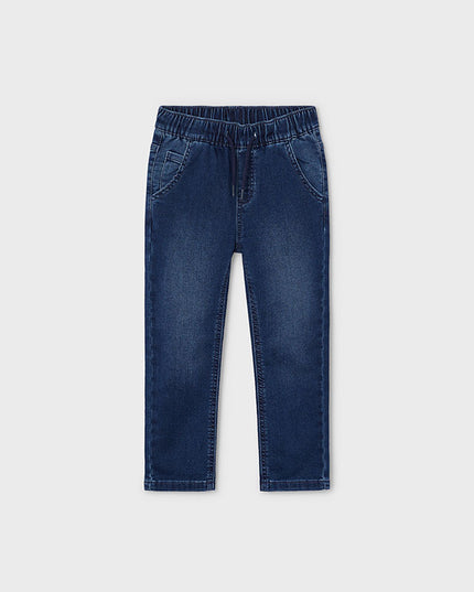 Kids Atelier-Mayoral-Boy Jogger Style Jeans Navy