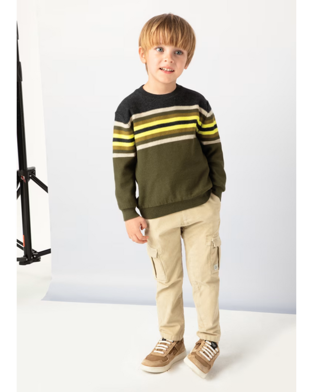 Kids Atelier-Mayoral- Boy Corduroy Cargo Pants