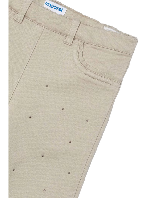 Kids Atelier- Mayoral- Girl Studded Trousers