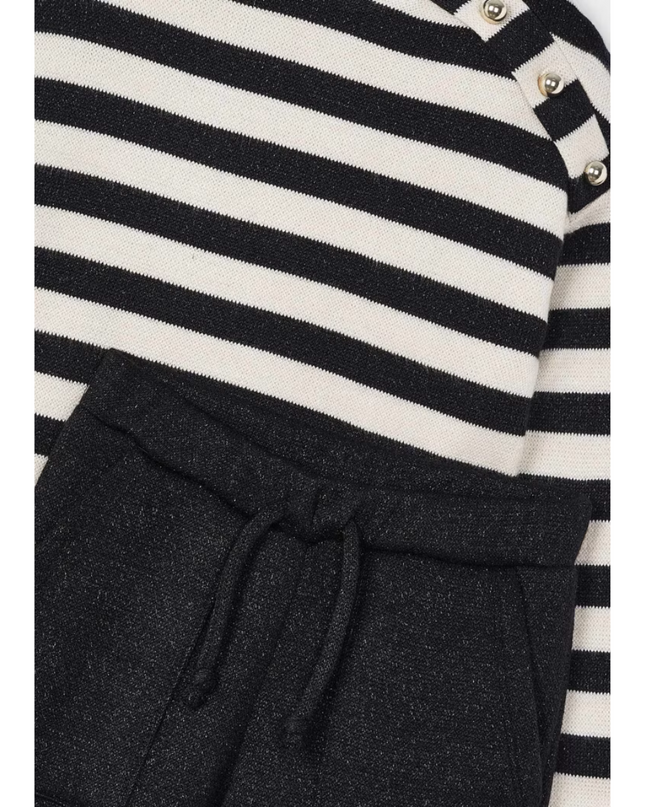 Kids Atelier- Mayoral- Girl Striped Sweatshirt and Pants Set