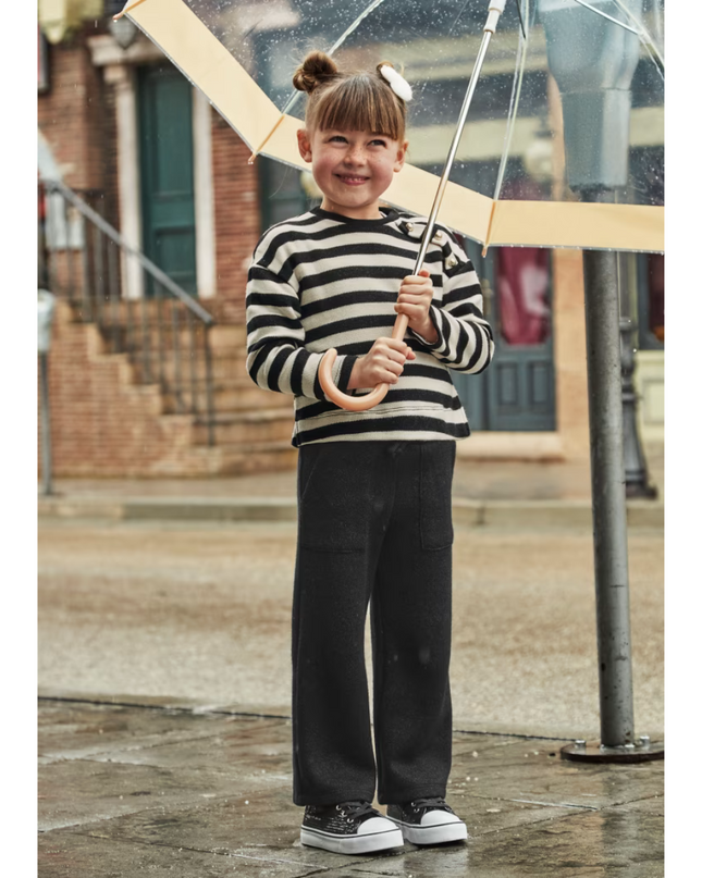 Kids Atelier- Mayoral- Girl Striped Sweatshirt and Pants Set