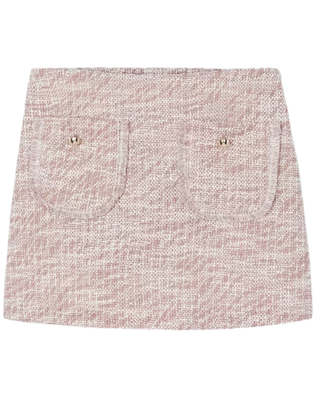 Kids Atelier-Mayoral-Girl Tweed Skort