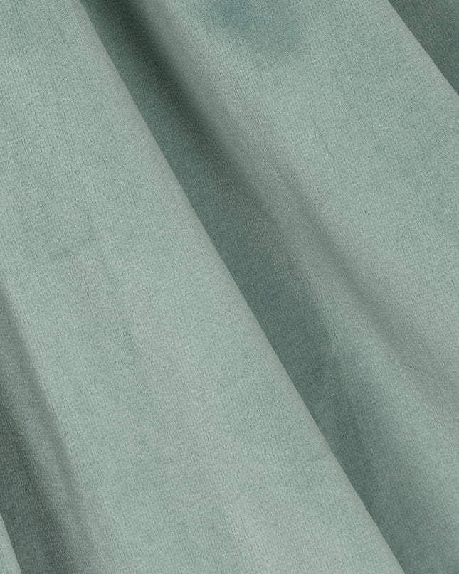 Kids Atelier-Mayoral-Green Jade Velvet Bow Dress