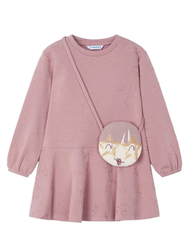 Kids Atelier-Mayoral-Girl Dress with Bag