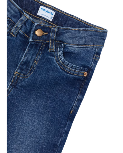 Kids Atelier-Mayoral-Girl Basic Skinny Jeans