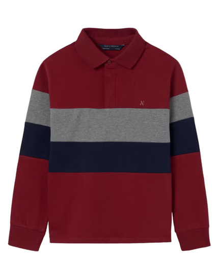 Kids Atelier- Mayoral- Boy Striped Polo Shirt