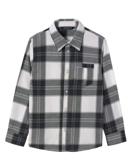 Kids Atelier- Mayoral- Boy Flannel Plaid Shirt