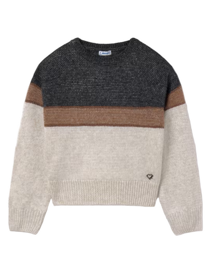 Kids Atelier- Mayoral-Girl Color Block Sweater