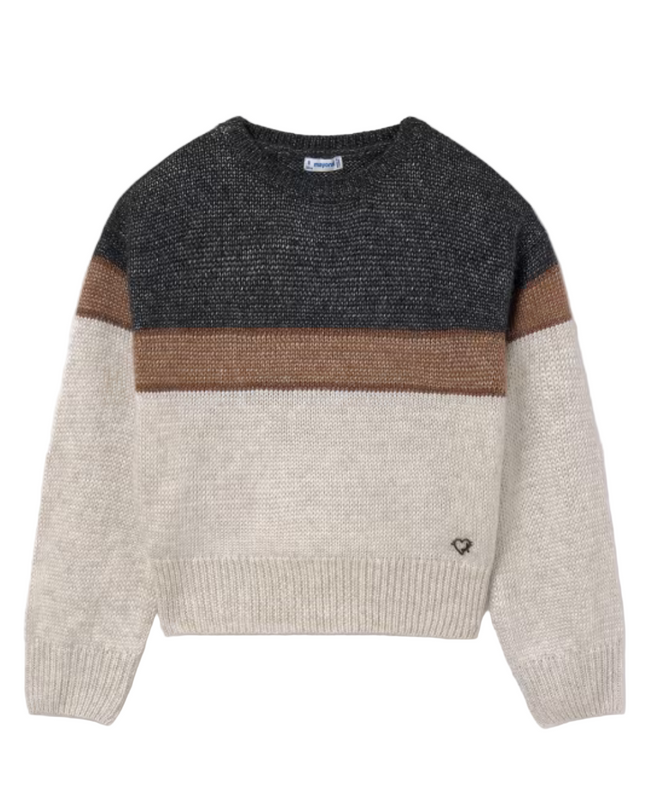 Kids Atelier- Mayoral-Girl Color Block Sweater