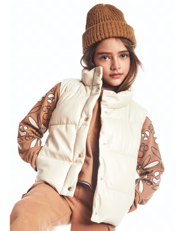 Kids Atelier-Mayoral-Girl Padded Vest
