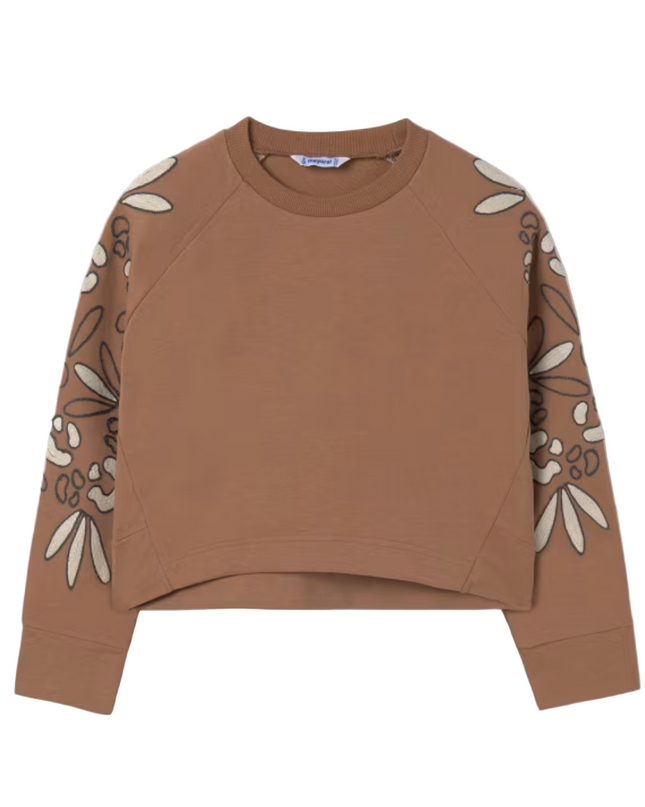 Kids Atelier- Mayoral- Girl Sleeve Detail Sweatshirt