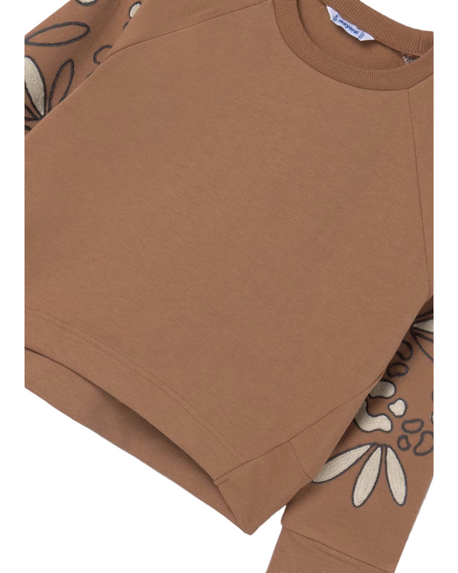 Kids Atelier- Mayoral- Girl Sleeve Detail Sweatshirt