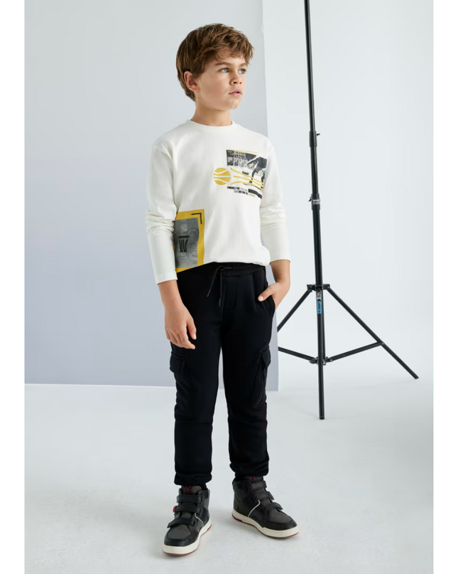 Kids Atelier- Mayoral- Boy Contrast Joggers